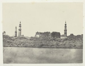 General View, Girgeh, Øvre Egypten, 184951, trykt 1852. af Maxime Du Camp
