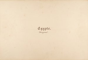 Egypten, Nubien, Syrien: Landskaber og monumenter, 1849-50. af Maxime Du Camp