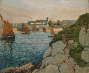 Douarnenez i solskin, 1897.