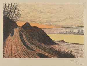 Vejen fra Gaud La Route de Gaud, 1893.