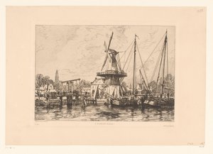 Udsigt over Haarlem À Haarlem (Hollande) (titel på objekt)