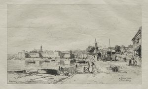 I Concarneau (Finistère) af Maxime Lalanne