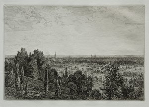 Bordeaux, Udsigt fra Cénons kyst af Maxime Lalanne