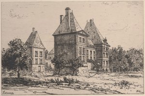 Chateau Thierry (ætsning og tørnål)