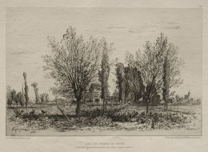 In the Fields of Cénon, 1876.