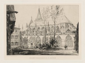 Sognekirken Saint-Séverin af Maxime Lalanne