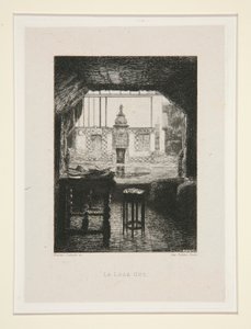 Se ud, pl. 10 fra suiten Chez Victor Hugo (Victor Hugo af Maxime Lalanne