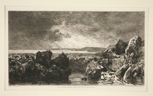 The Black Rocks nær Trouville [lavvande]