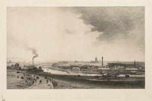 På Seinen, 1867. af Maxime Lalanne