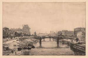 Paris, Udsigt fra Concorde-broen, 1866.
