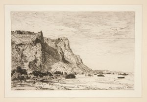 De sorte køers strand? Villers (Calvados) (Sorte køers strand ved Villiers [Cavaldos]) af Maxime Lalanne