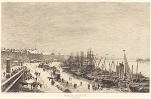 Bordeaux havn af Maxime Lalanne