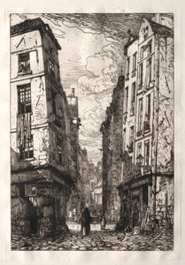 Rue des Marmousets (det gamle Paris)