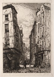 Rue des Marmousets (det gamle Paris)