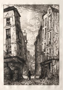 Rue des Marmousets. af Maxime Lalanne