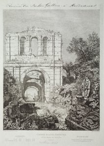 Ruinerne af Gallien-paladset i Bordeaux af Maxime Lalanne