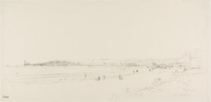Stranden ved Royan af Maxime Lalanne