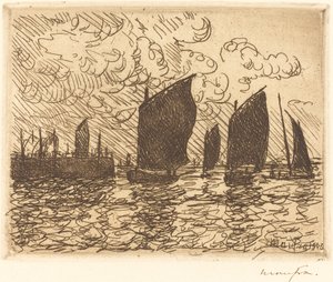 Bådenes tilbagevenden af Maxime Maufra