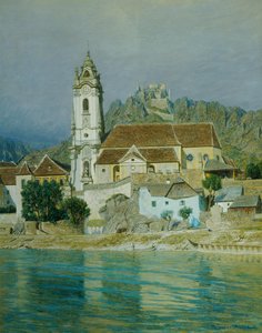 Den kollegiale kirke i Dürnstein