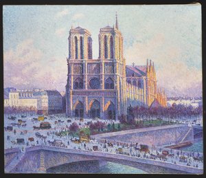 Notre Dame, Paris, Udsigt fra Quai Saint-Michel, 1901-04
