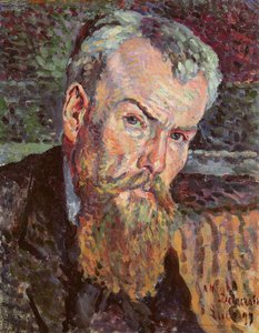 Portræt af Henri Edmond Cross (1856-1910) 1898 (detaljer) (se 140248)