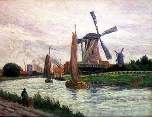 Vindmøllen af Maximilien Luce
