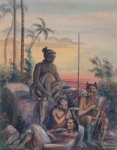 Indbyggere på Marquesas-øerne, ca. 1841-48