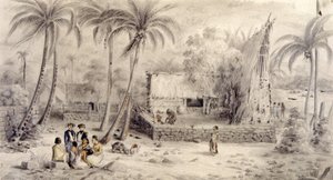 Village og Ocean af Maximilien Radiguet