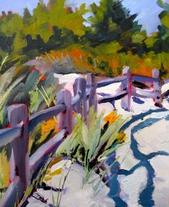 Oktober-stranden af Maxine Shore