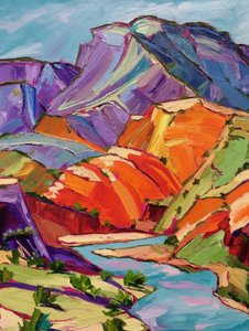 Den livlige Canyon River af Maxine Shore