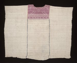 Cofradia huipil, sandsynligvis ca. 1875 (bomuld, silke) af Mayan Mayan