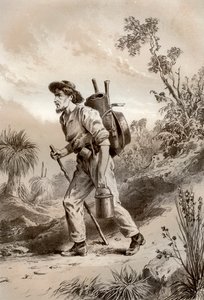 Digger on the Tramp, Australien, 1879.