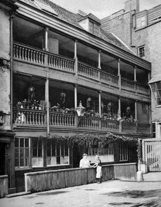 The George, 1600-tals kro, Southwark, London, 1926-1927