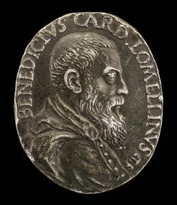 Benedetto Lomellini af Genova, 1517-1579, kardinal 1565 [forside]. af Medallist T.R.