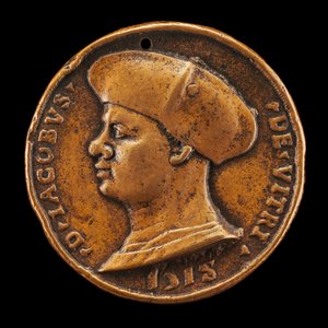 Jacques de Vitry-La Lière, død 1515, kanon, dekan og kansler [forside], 1518. af Medallist of 1518