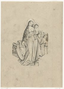 Mary med barn af Meester E.S.