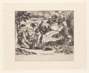 Venus sender Psyche til en brønd bevogtet af drager