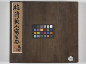 12 udsigter over Huangshan (blæk på silke) af Mei Qing