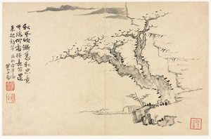 Landskaber i forskellige stilarter efter gamle mestre, 1690. af Mei Qing