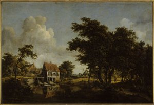 The Mills, mellem 1664 og 1668 (olie) af Meindert Hobbema