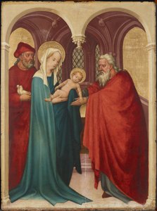 Præsentation af Kristus i templet af Meister der Darbringungen