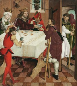 Almissedonation af St. Osvald af Meister der Oswaldlegende