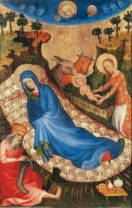Nativity (tempera på panel)