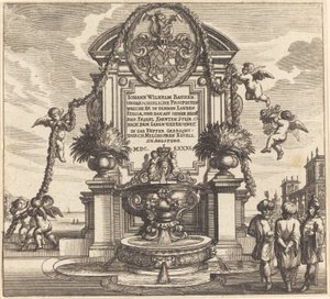 Titel side af Melchior Küsel after Johann Wilhelm Baur