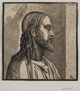 Portræt af Kristus af Melchior Lorck