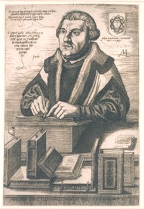 Portræt af Martin Luther af Melchior Lorck