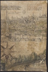 Prospekt af Konstantinopel, ark 12, Melchior Lorck, 1559 af Melchior Lorck