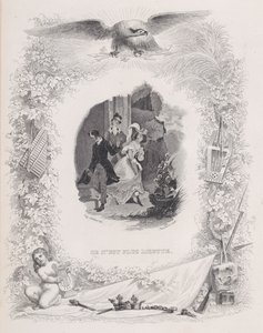 Det er ikke længere Lisette, fra The Songs of Béranger, 1829. Skabere: Melchior Péronard, Auguste Blanchard I. af Melchior Péronard, Auguste Blanchard I