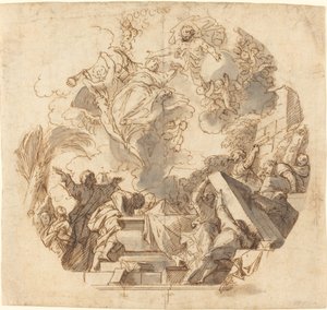 Jomfruens antagelse af Melchior Steidl