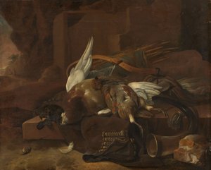 En jægers taske af Melchior de Hondecoeter
